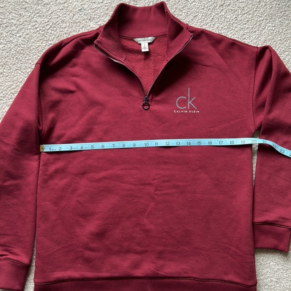 Calvin Klein, small, burgundy sweatshirt - Picture 4 of 5
